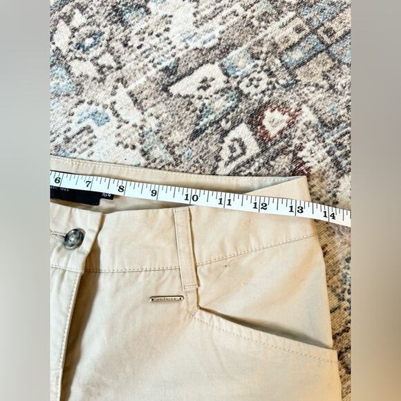 Finn Flare barrel leg trouser 100% cotton tan tapered leg pants fall academia XS - Picture 10 of 10